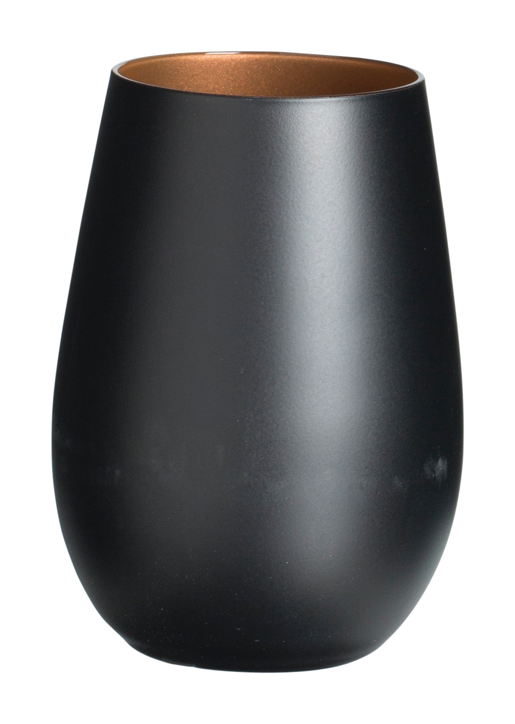 Taza, negro mate/bronce, Elements Stölzle - 465 ml