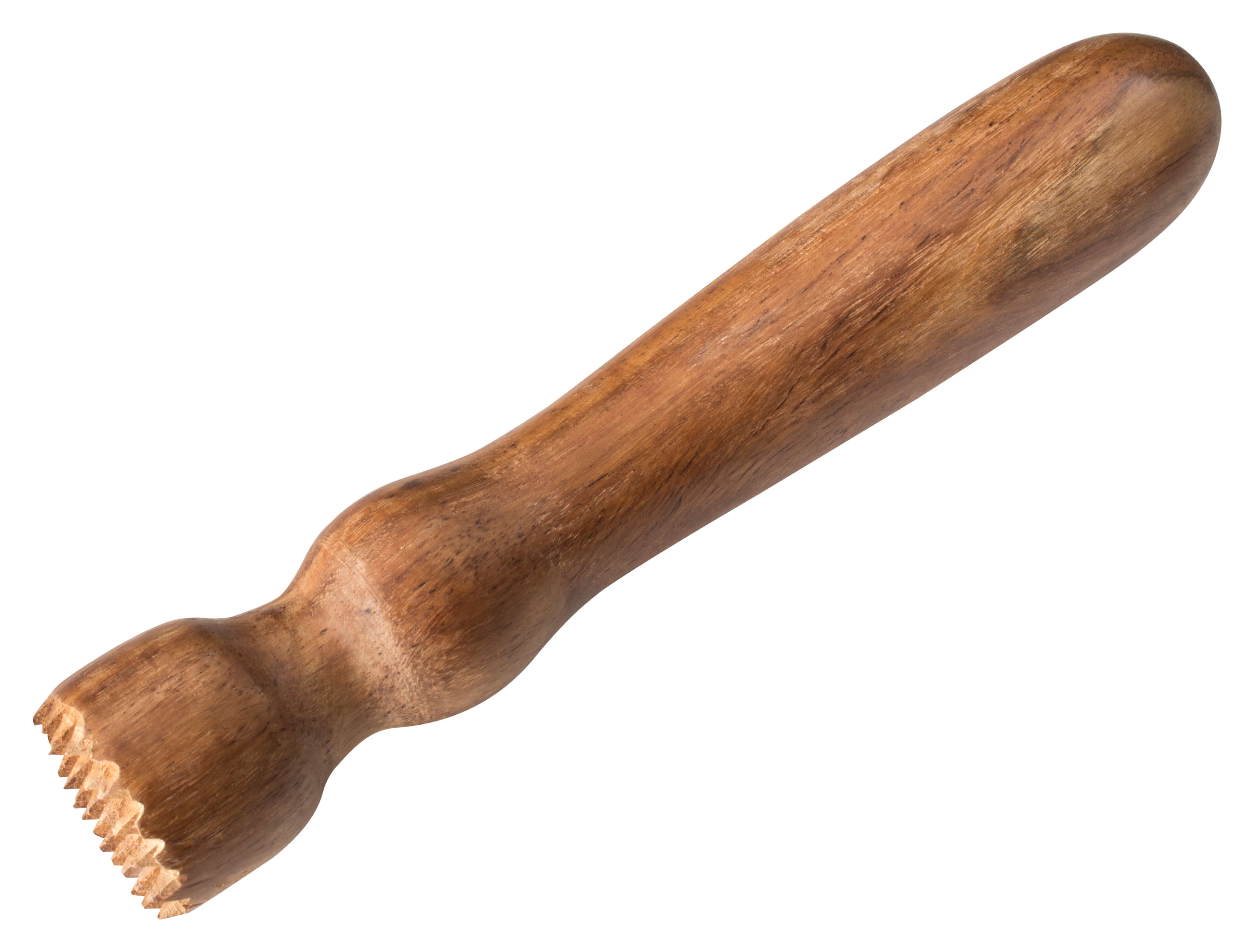 Machacador, extremo gofrado - Madera de sheesham (22,5 cm)