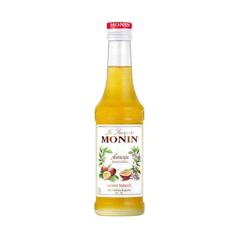 Maracuyá (fruta de la pasión) - Sirope Monin botella pequeña (0,25 l)