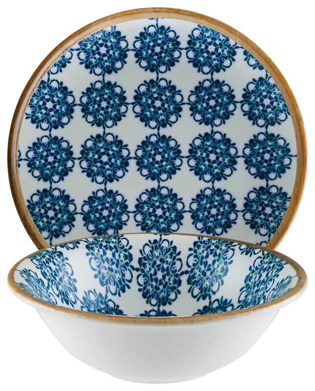 Bonna Lotus Gourmet Cuenco 16 cm, 40 cl azul - 12 ud