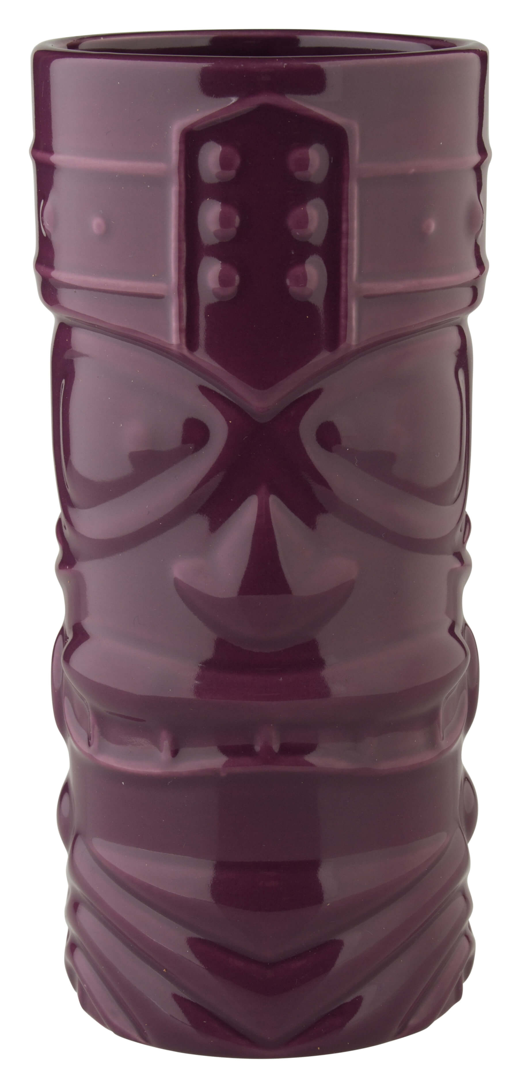 Vaso Tiki Face, morado - 400 ml