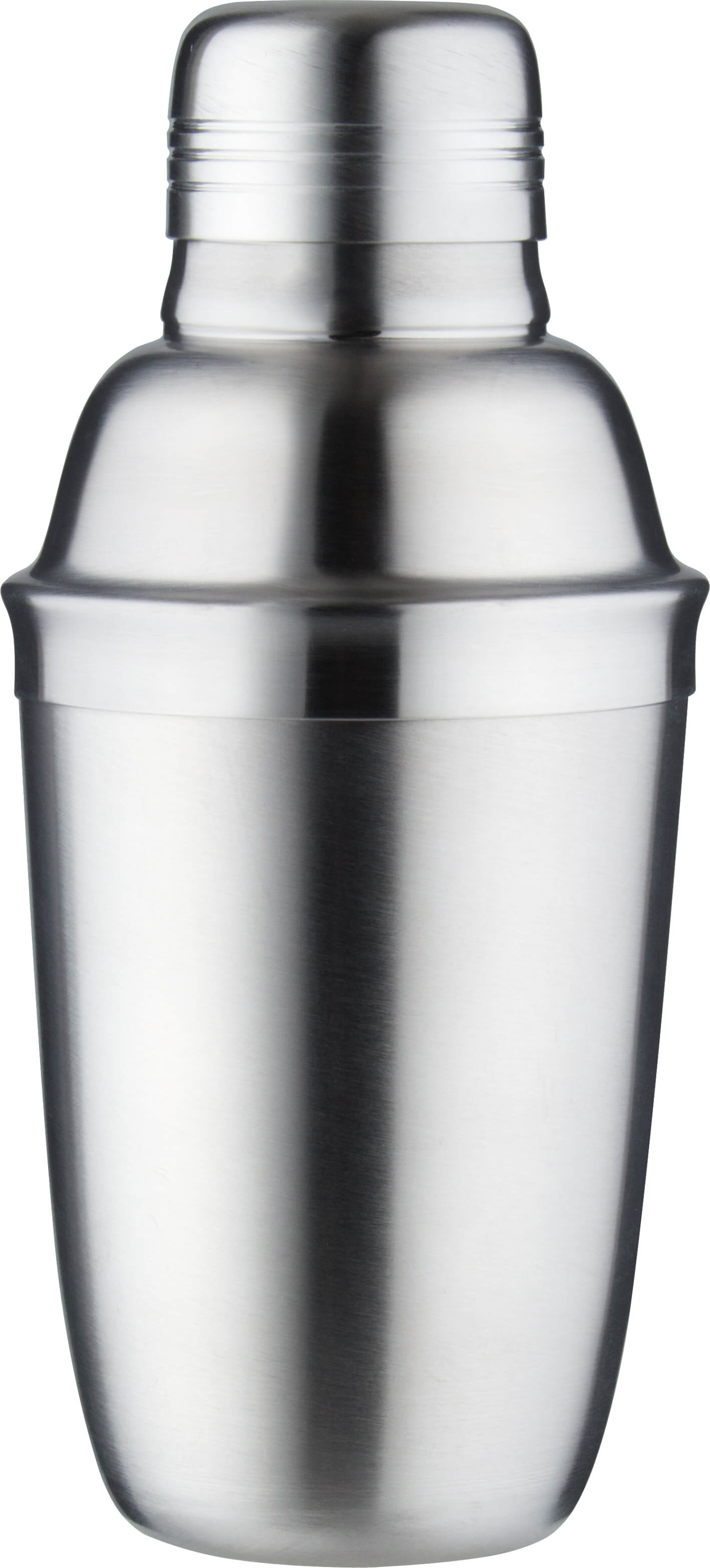 Mini coctelera, tres piezas, acero inoxidable, 300 ml