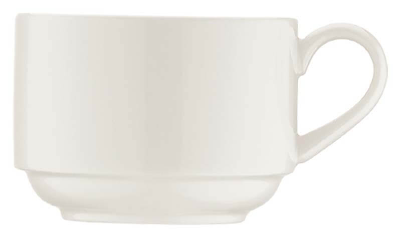 Bonna Banquet Cream Taza 21 cl apilable color crema - 6 ud