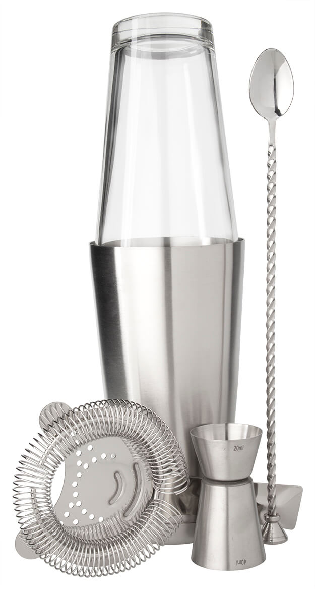 Coctelera Boston Deluxe, mate - Prime Bar Set