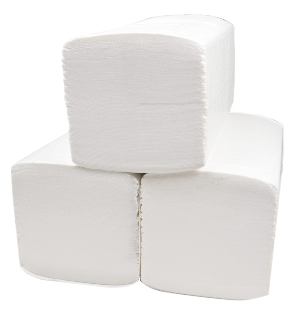 Toallas de papel extrablancas, 2 capas - 24 x 22 cm (4000 uds)