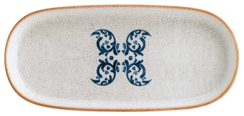 Bonna Viento Hygge Plato ovalado profundo 21 x 10 cm azul - 12 ud