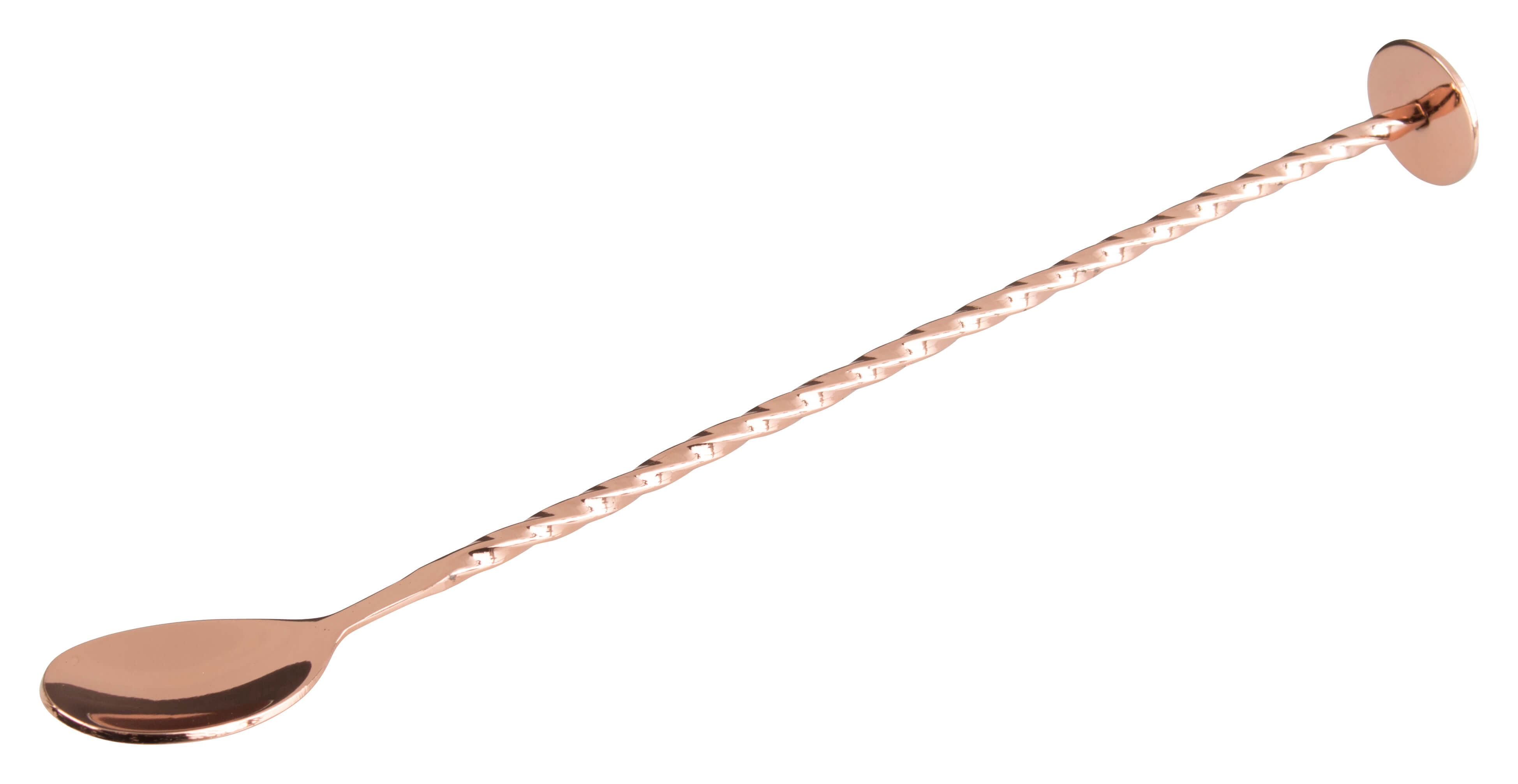 Cuchara de bar base plana, color cobre, Überbartools - 25,5 cm