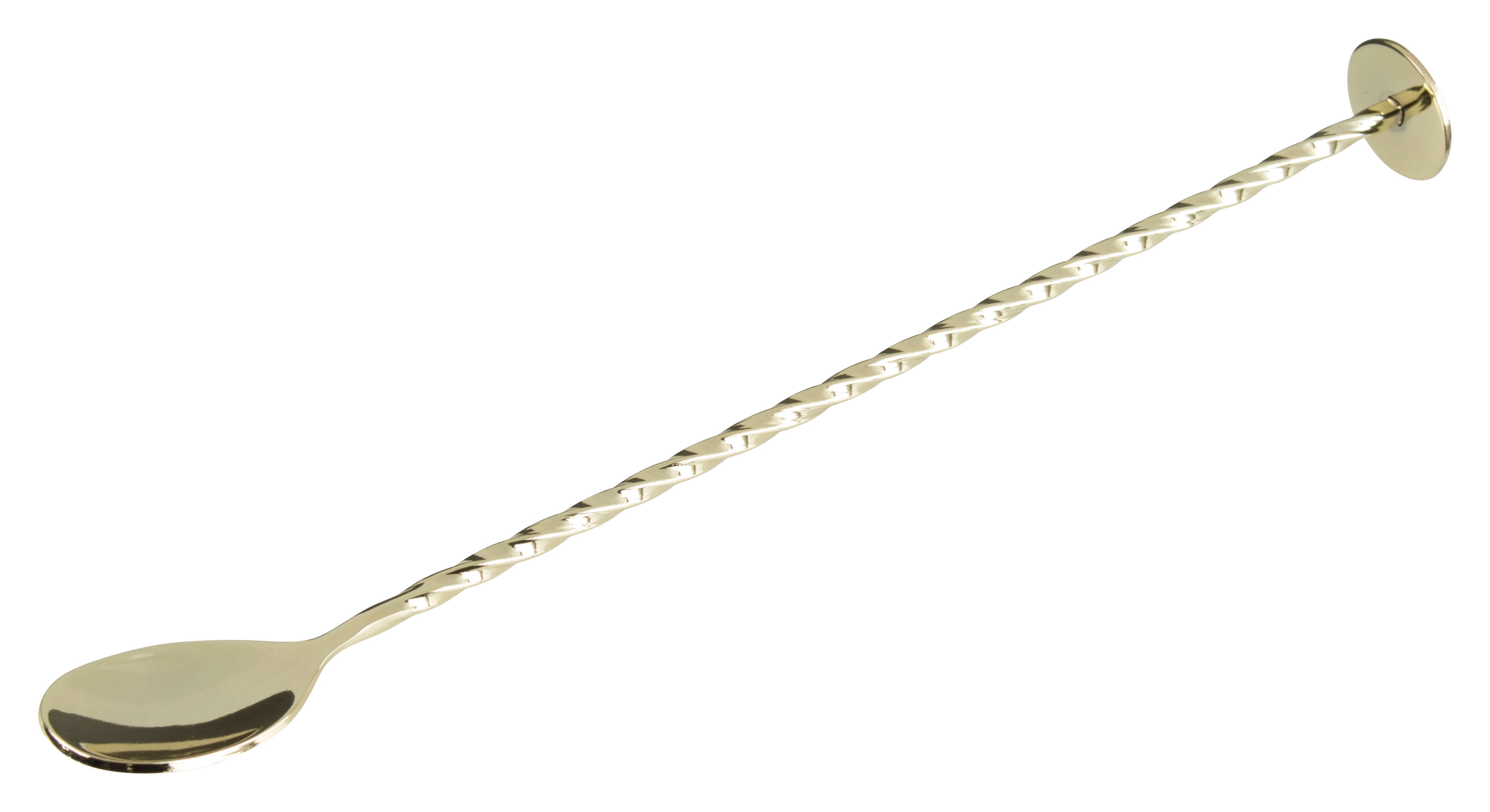 Cuchara de bar con base plana, color dorado, Überbartools - 25,5 cm