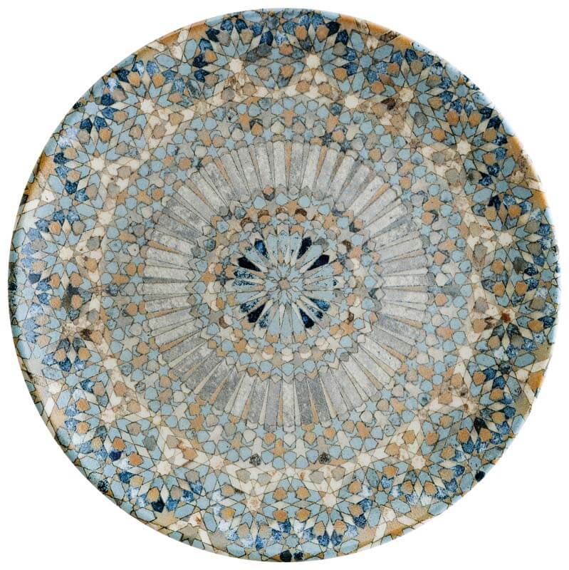 Bonna Luca Mosaic Platos planos gourmet 27 cm multicolor - 12 ud