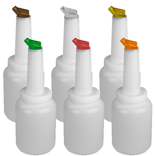 Botella dosificadora para barra, varios colores - 3,8 l (1 ud)