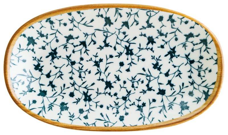 Bonna Calif Bandeja gourmet ovalada 24 x 14 cm azul - 12 ud