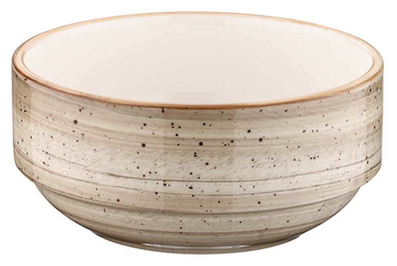 Bonna Aura Aura Terrain Banquet Bandeja apilable 6 cm, 3 cl, beige - 24 ud
