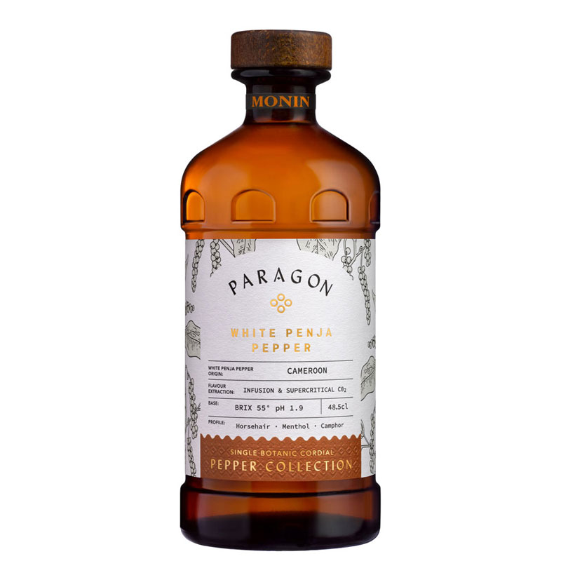 Pimienta blanca de Penja - Monin Paragon Cordial (48,5 cl)