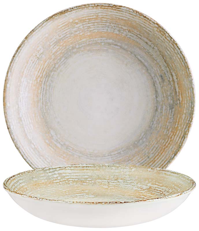 Bonna Patera Bloom Plato hondo 25 cm beige - 6 ud