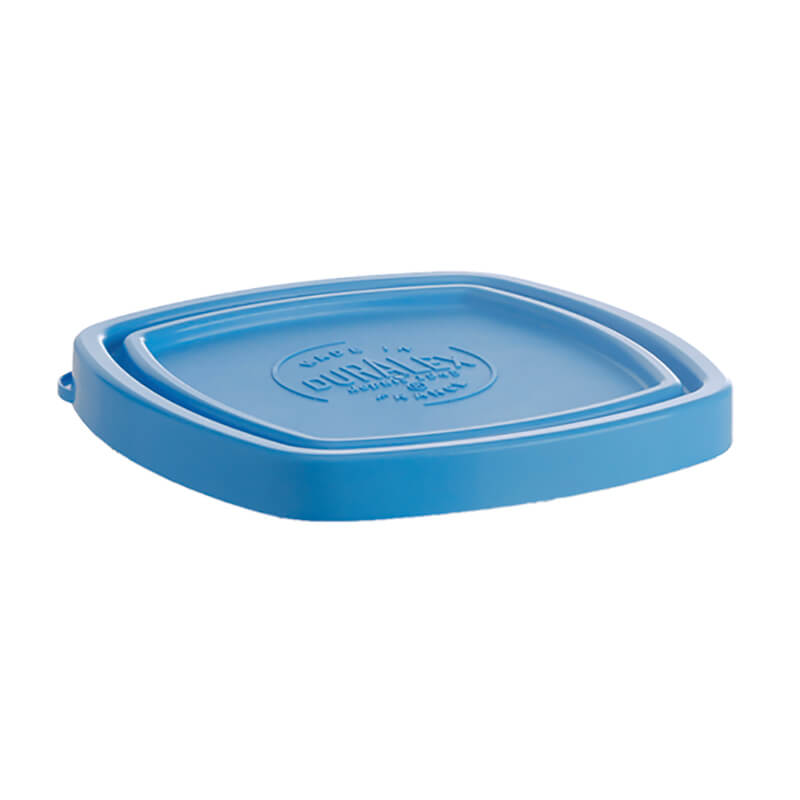 Tapa de PE azul Lys Carré, Duralex - 11,2 x 11,2 cm (1 ud.)