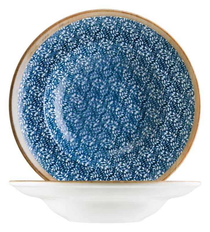 Plato para pasta Bonna Lupin Gourmet 27 cm azul - 6 ud