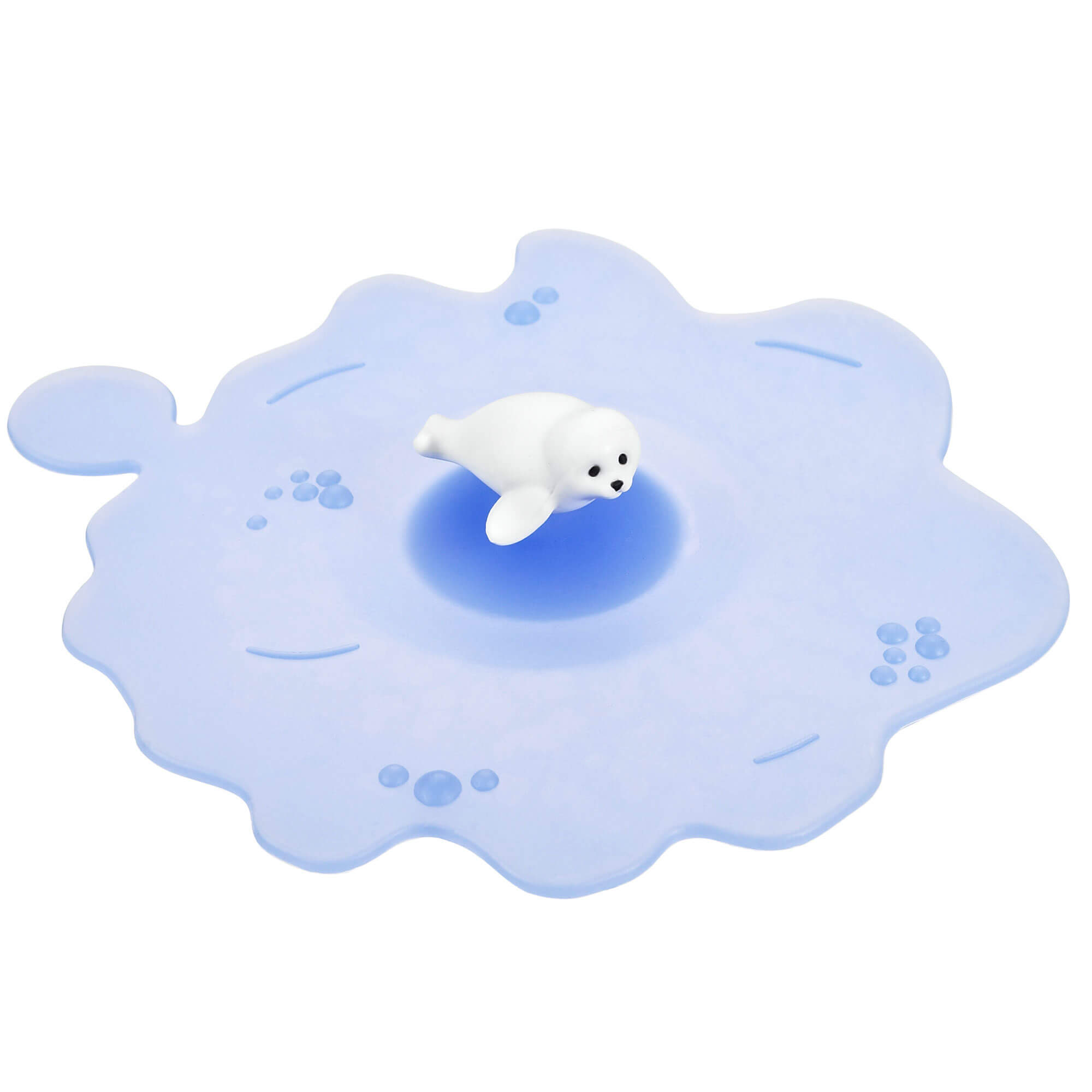 Tapa de cristal de silicona, Lurch - foca (10,5 cm)