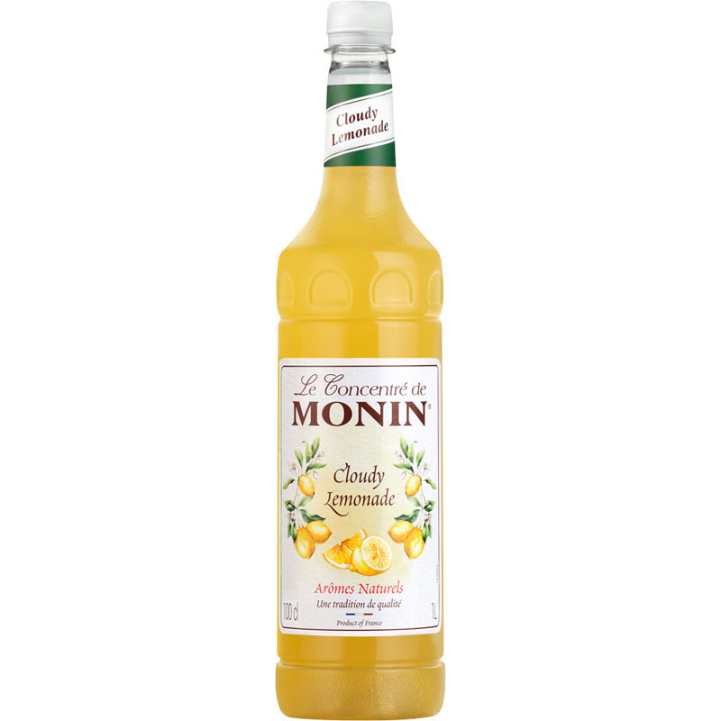 Base para limonada Cloudy - Sirope Monin, botella PET (1,0 l)