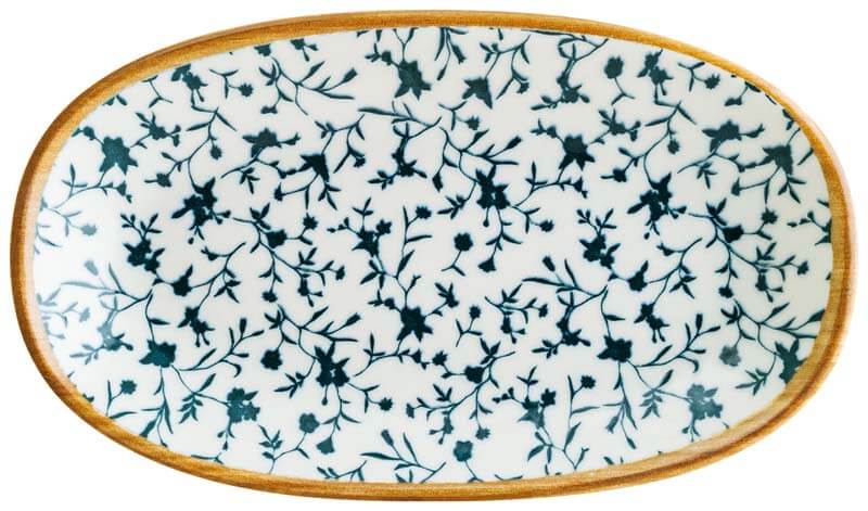 Bonna Calif Bandeja gourmet ovalada 34 x 19 cm azul - 6 ud