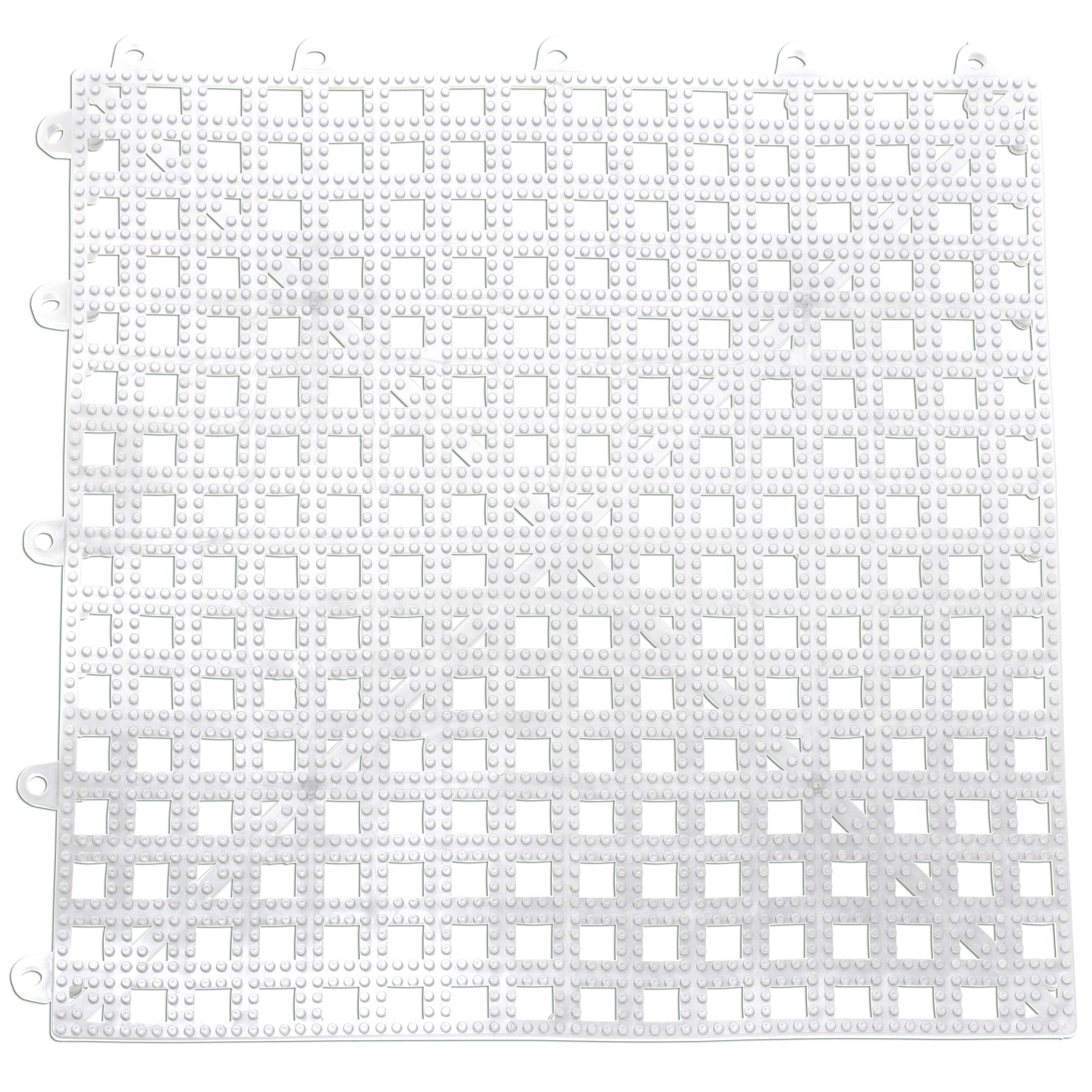 Alfombrilla para vasos de PVC transparente - 30 x 30 cm