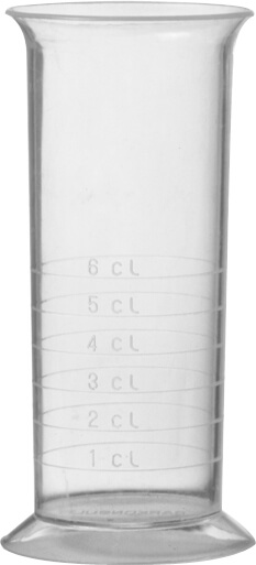 Vaso medidor - Plástico (6 cl)