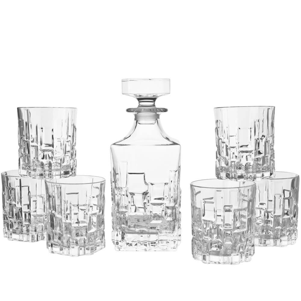 Juego de whisky Etna, RCR - 1 jarra + 6 vasos