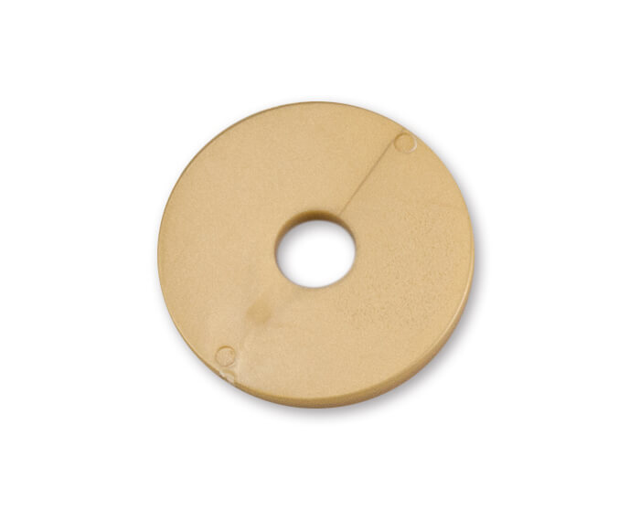 Ficha de valor - 2,2 x 23,3 mm (1000 uds.) - color dorado