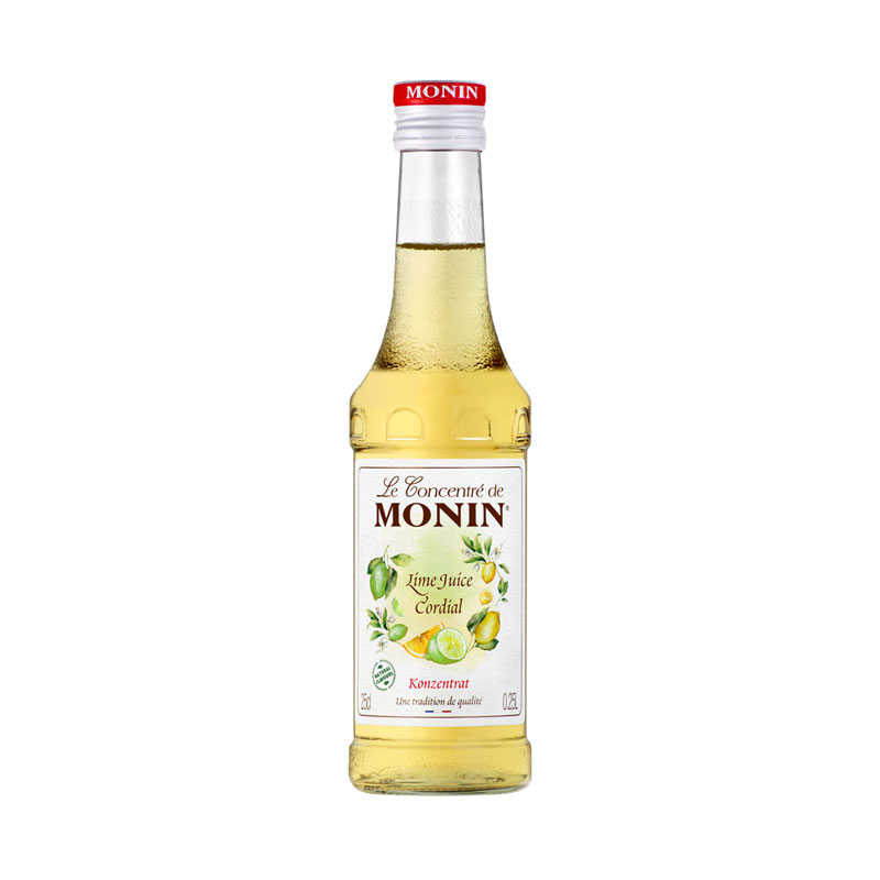 Sirope de lima - Monin, botella pequeña (0,25 l)