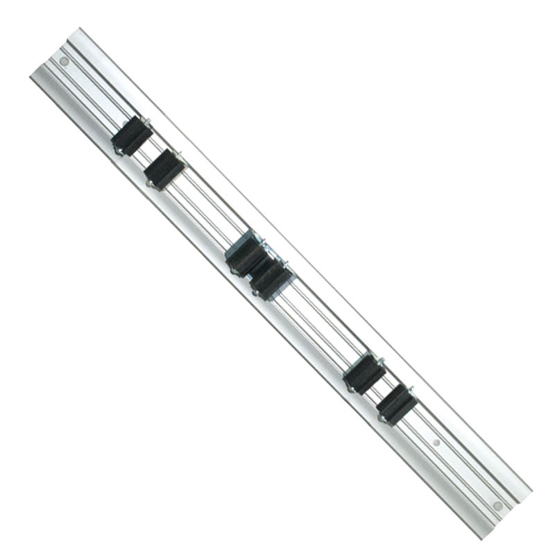 Soporte para escobas «Trio» para 3 escobas, 48 cm - Aluminio
