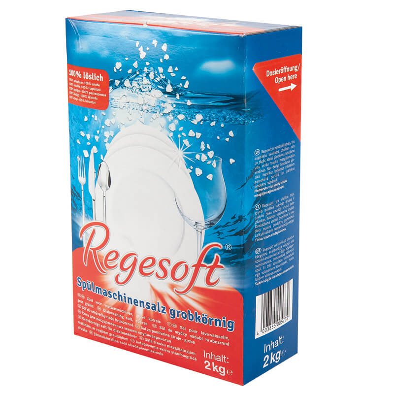 Sal regeneradora / sal para lavavajillas (6 x 2 kg)
