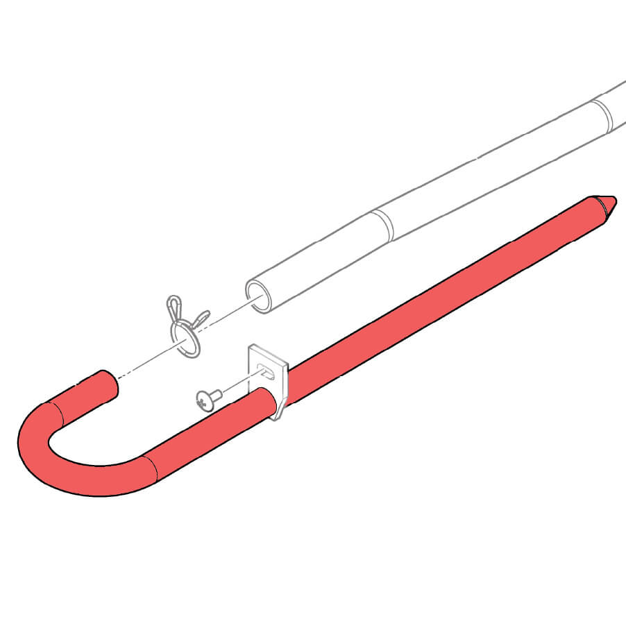 Tubo de enjuague Hoshizaki IM-21/IM-25/IM-30