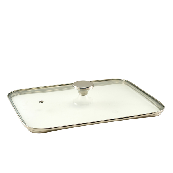 Tapa de cristal para asador - 40 x 27 cm