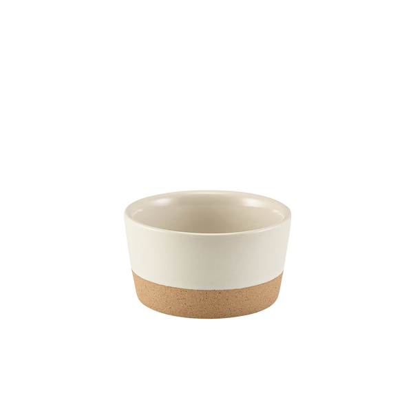 Cuenco para salsa Kava de gres blanco – 75 ml (12 uds)