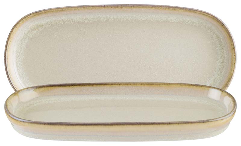 Bonna Sand Hygge Plato ovalado profundo 21 x 10 cm beige - 12 ud