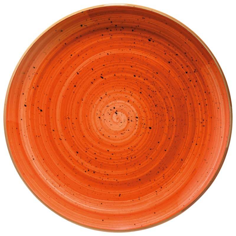 Bonna Aura Terracotta Platos llanos gourmet 27 cm naranja - 12 ud