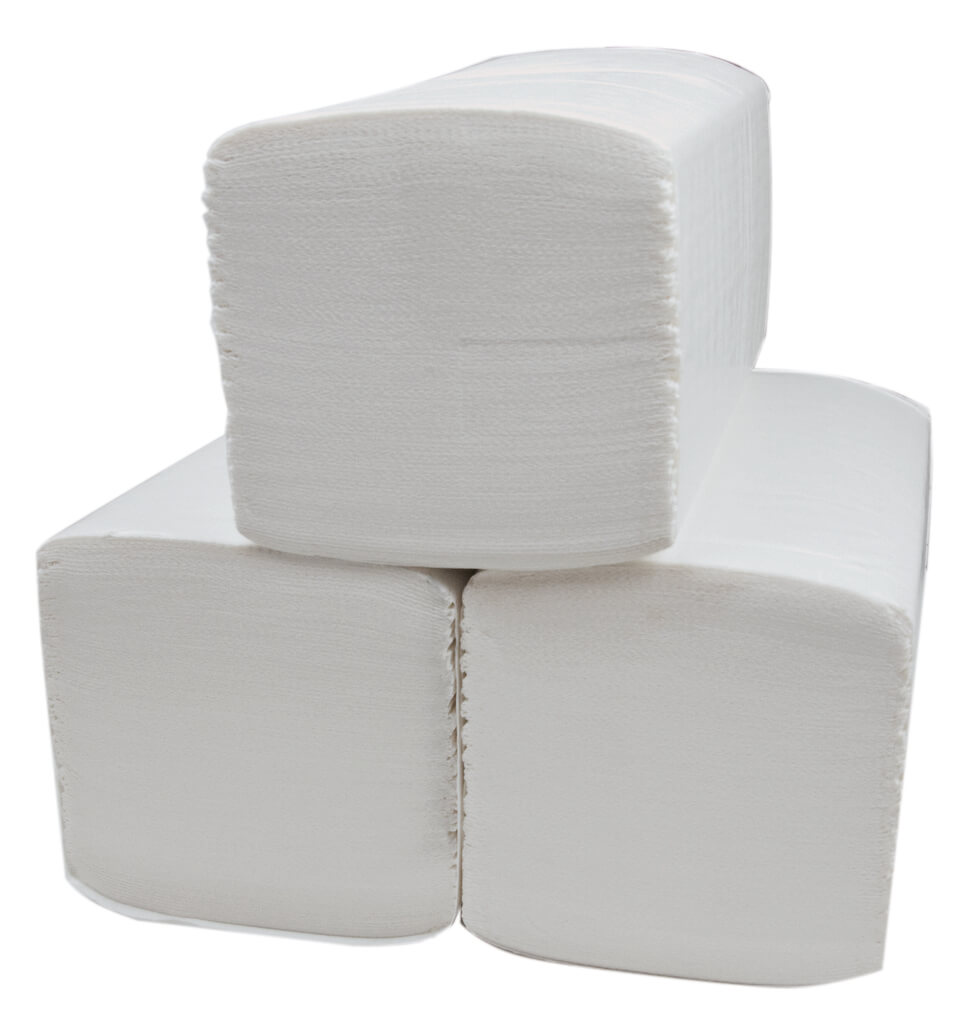 Toallas de papel, grises, 1 rollo - 25 x 23 cm (5000 uds)