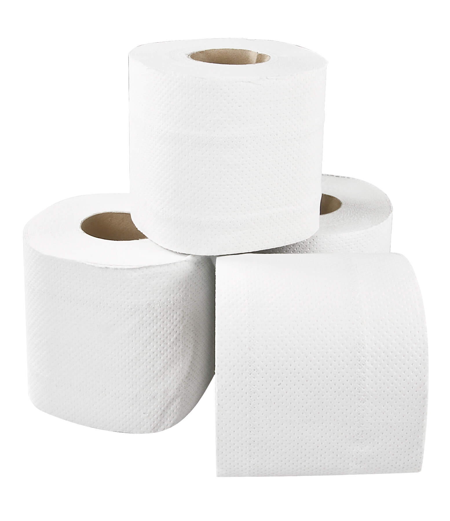 Papel higiénico 3 capas, blanco brillante - 250 hojas (8 rollos)