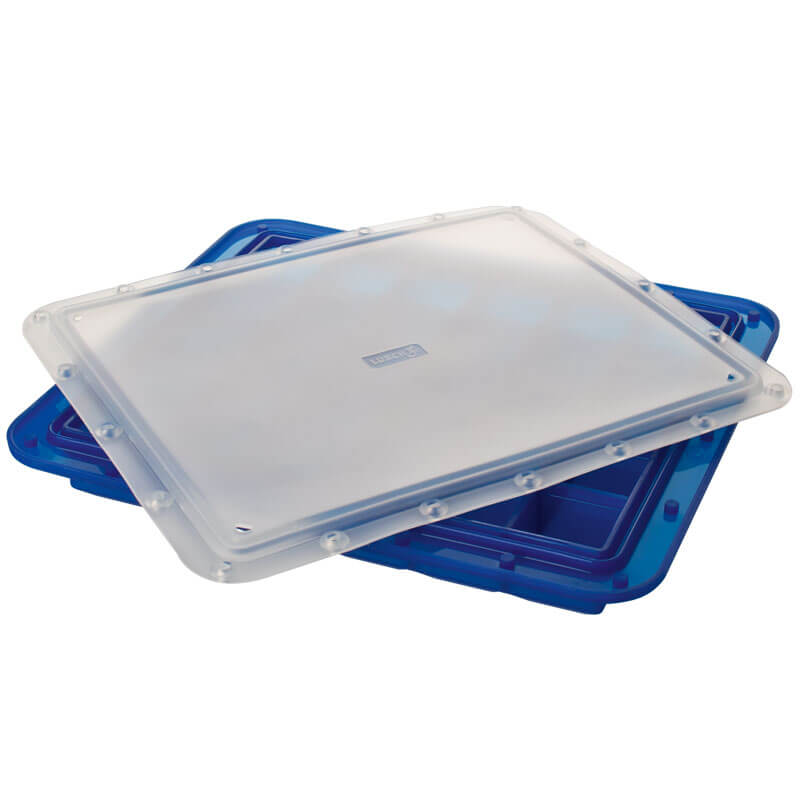 Cupitera de hielo Arctic con tapa, silicona platino, Lurch - 3 cm