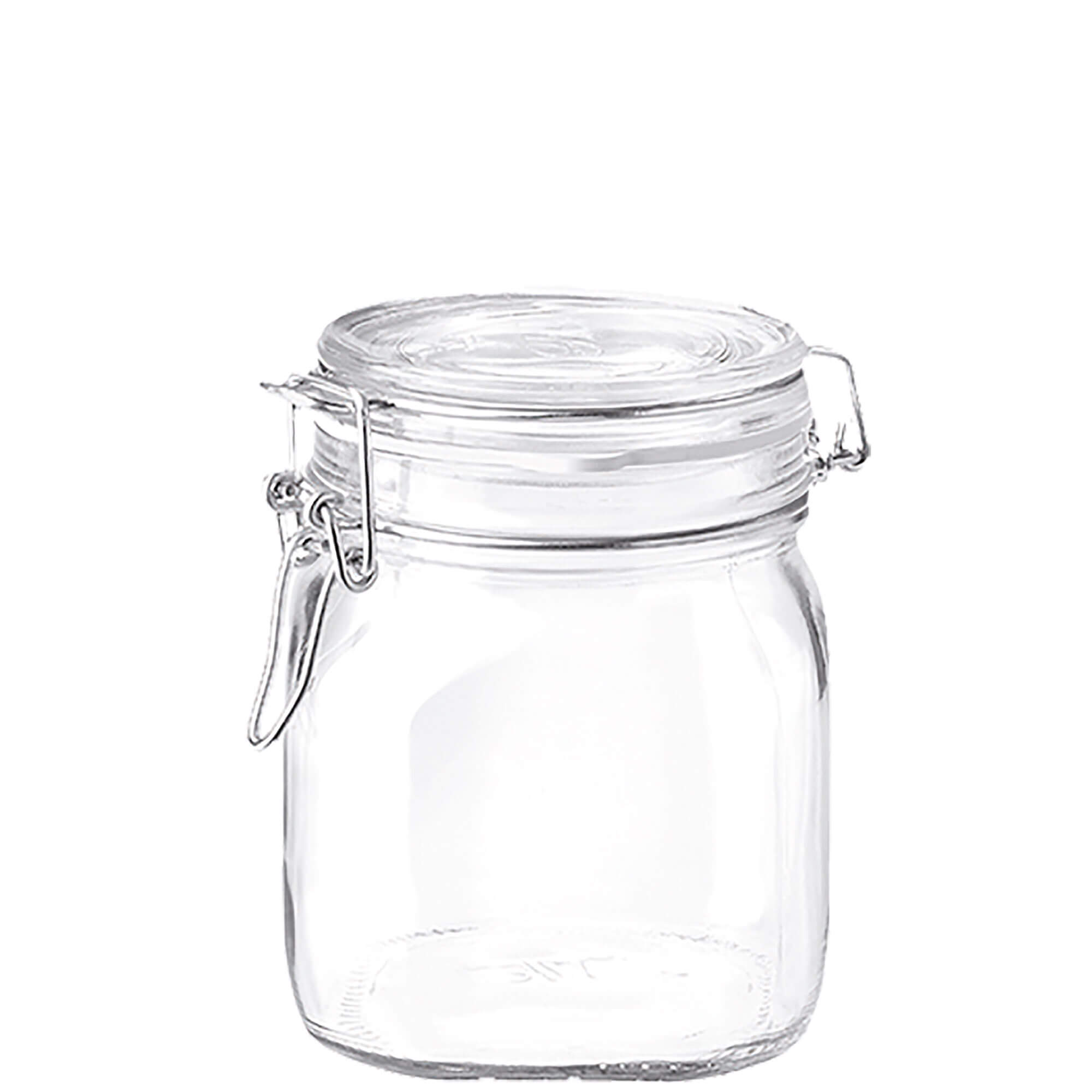 Tarro con tapa metálica / Tarro para conservas Fido angular - 750 ml