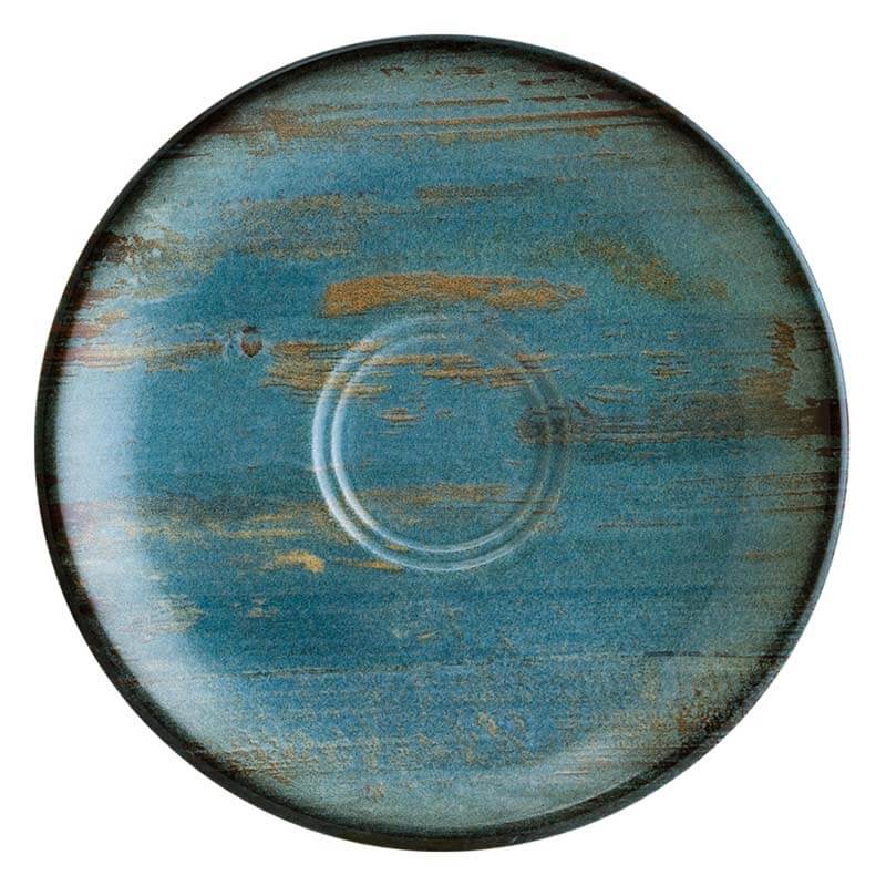 Bonna Madera Mint Gourmet Platillo combinado 16 cm azul - 6 ud