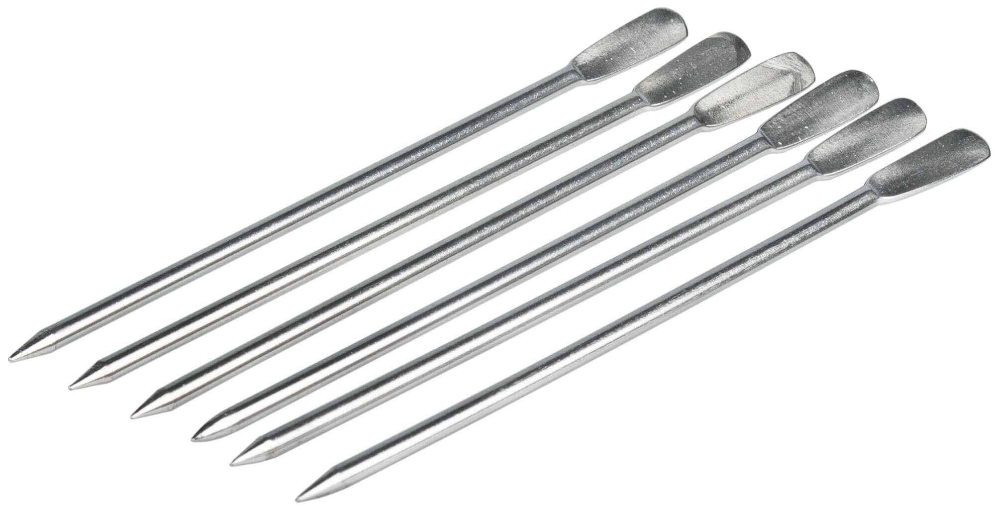 Brochetas para cócteles, metal, Prime Bar - Extremo en forma de pala (6 uds.)