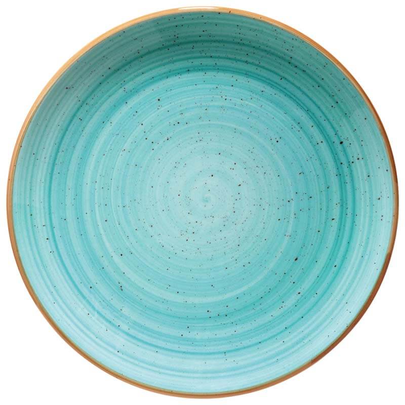 Bonna Aura Aqua Gourmet Plato llano 25 cm turquesa - 12 ud