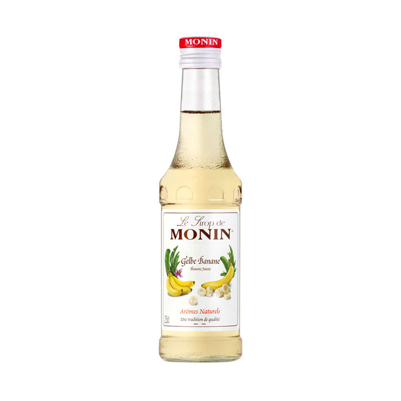 Plátano amarillo - Sirope Monin botella pequeña (0,25 l)