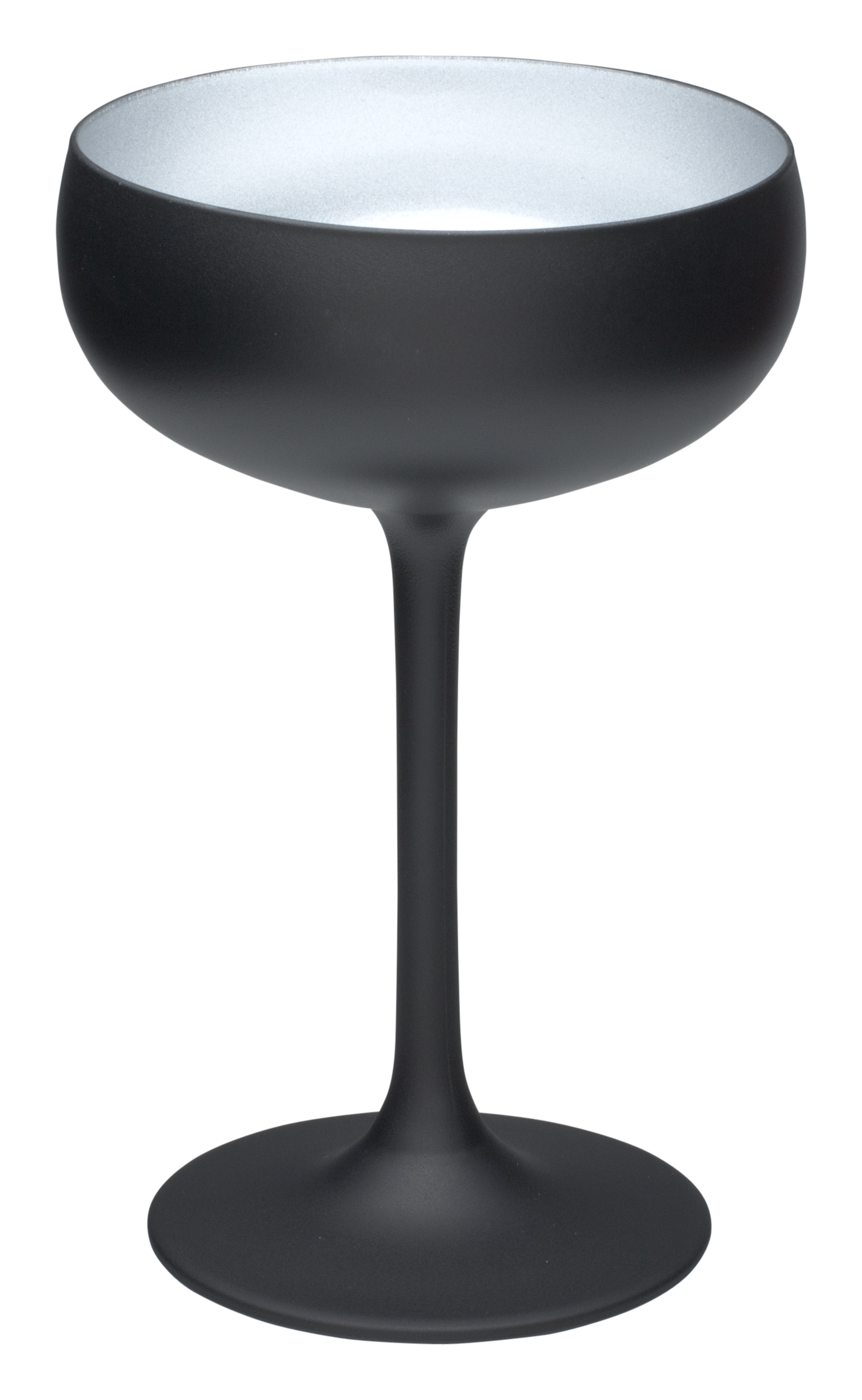 Copa de cóctel, negro mate/plata, Elements Stölzle - 230 ml