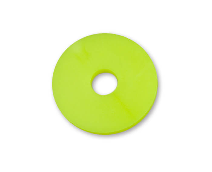 Ficha de valor - 2,2 x 23,3 mm (1000 uds.) - amarillo neón