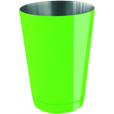 Coctelera rápida verde neón, base con peso - acero inoxidable (450 ml)
