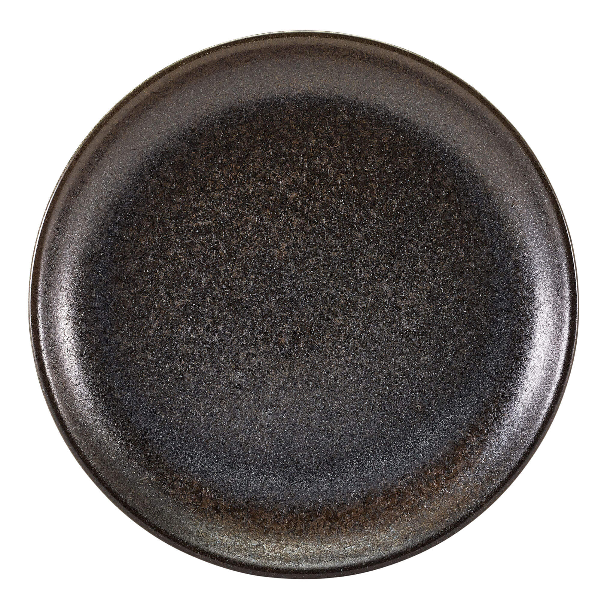 Plato Terra Cinder Black, hondo - 24 cm (6 uds)