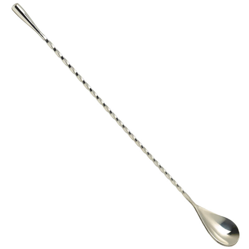 Cuchara de bar lágrima, acero inoxidable - 30 cm