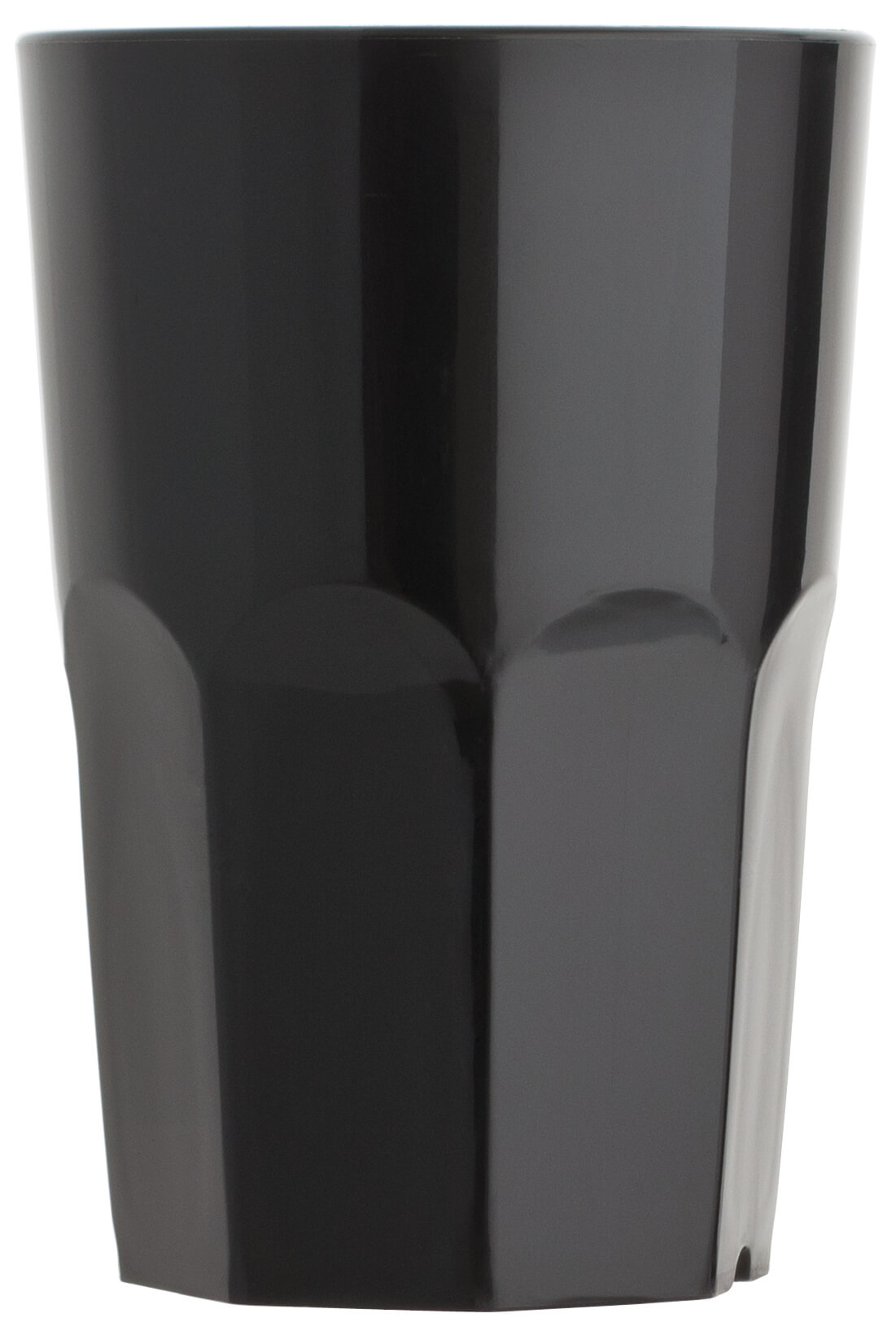 Vaso de plástico Granity, polipropileno, negro - 400 ml (1 ud)
