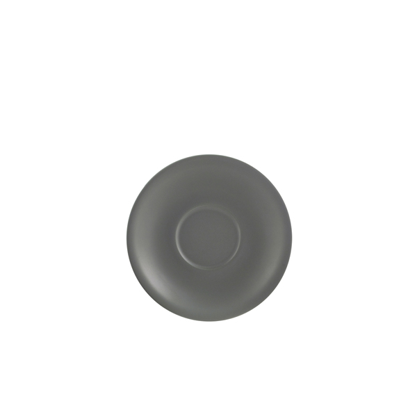 Platillo de porcelana gris mate – 13,5 cm (6 uds)